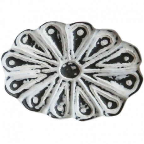 Gałka Meblowa Okrągła Chic Antique Szara