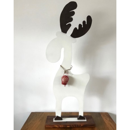 Metalowa Choinka Ozdobna Szara