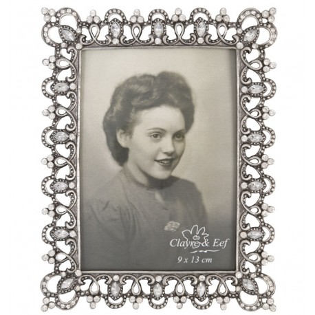 Ramka Na Zdjęcie Kwiaty z Cyrkoniami S