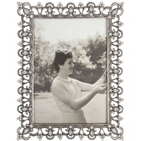 Ramka Na Zdjęcie z Różami i Cyrkoniami