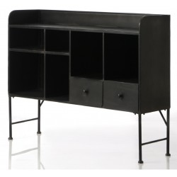 Półki Ścienne Loft z Lustrem