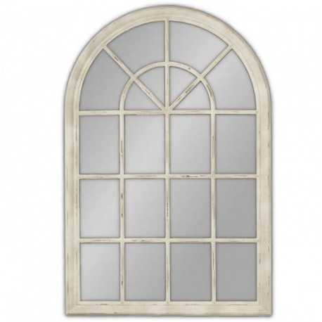 Lustro Prowansalskie Okno Kremowe 1