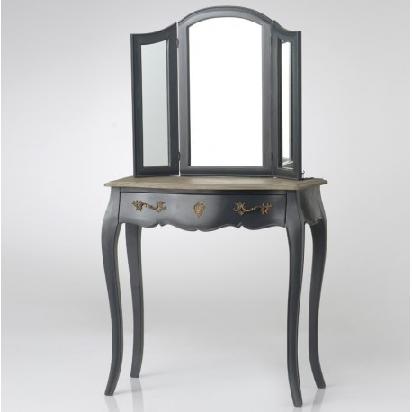 Stolik Nocny Prowansalski Czarny Murani