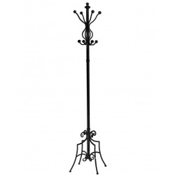 Wieszak Podłogowy Metalowy Biały A