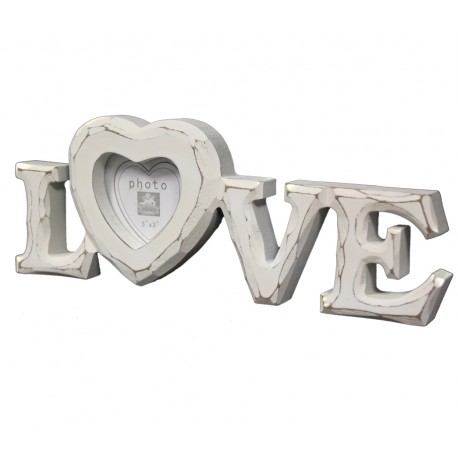 Ramka Na Zdjęcie Prowansalska Biało-Szara