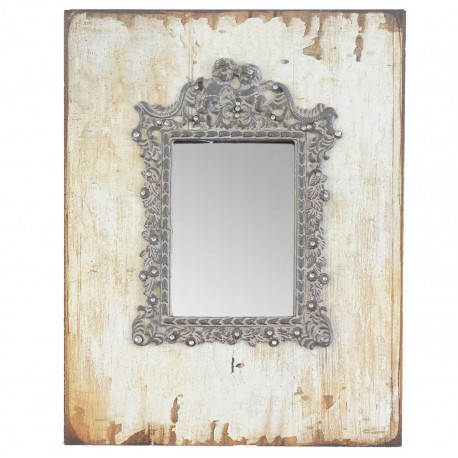 Lusterko Prowansalskie Kremowe D