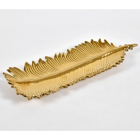 Patera Belldeco Gold Line Liść