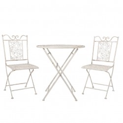 Meble Ogrodowe Prowanalskie Stolik z Krzesłami 4