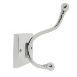 Wieszak Ścienny Srebrny D