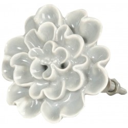 Gałki Meblowe Kwiat Szary