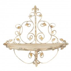 Metalowa Półka Prowansalska Liście