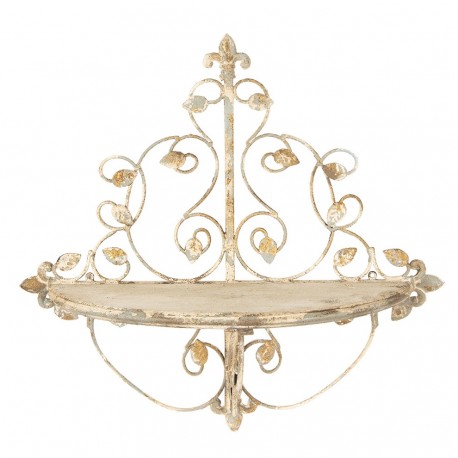 Metalowa Półka Prowansalska Liście