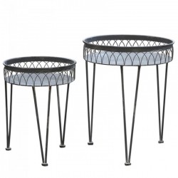 Metalowe Stoliki/Kwietniki Chic Antique