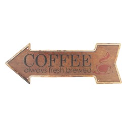 Metalowa Tabliczka Retro Coffee B