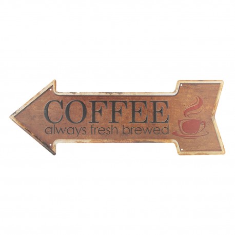 Metalowa Tabliczka Retro Coffee B