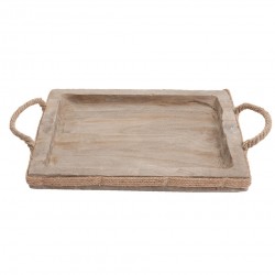 Drewniana Taca Ze Sznurem E
