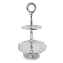 Srebrna Etażerka Stołowa B