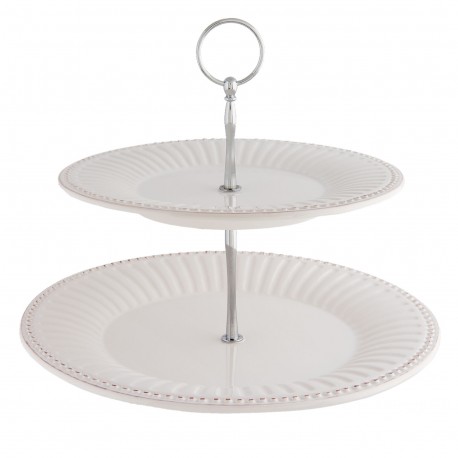 Etażerka Prowansalska Ceramiczna w Paski