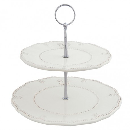 Etażerka Prowansalska Ceramiczna z Lilijką