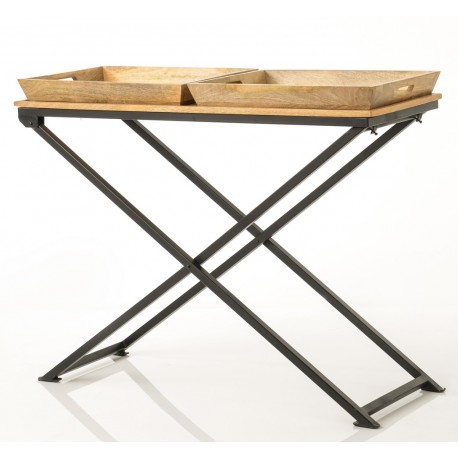 Konsola Loftowa Mili z Tacami A