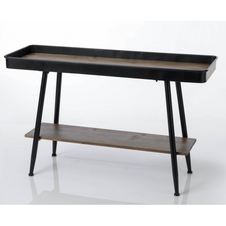 Konsola Industrialna z Metalowym Rantem