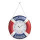 Zegar Marynistyczny Koło Ratunkowe