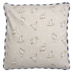Poszewka Na Poduszkę Prowansalska z Kurami A