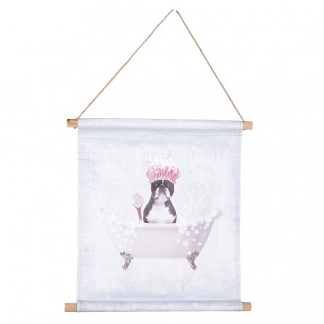 Obraz Retro Pies w Wannie