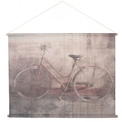 Obraz Mapa Vintage z Rowerem