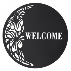 Dekoracja Ścienna Metalowa Welcome Clayre & Eef