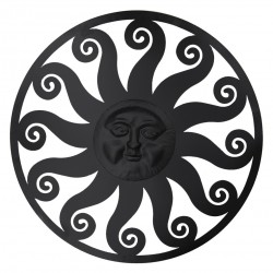 Dekoracja Ścienna Metalowa Słońce