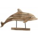 Dekoracja Marynistyczna Drewniana Delfin