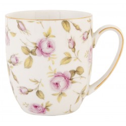 Kubki Prowansalskie Porcelanowe W Kwiaty 6szt. C