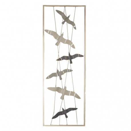 Dekoracja Ścienna Metalowa Jaskółki B