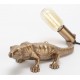 Lampa Stołowa Krokodyl Złoty B