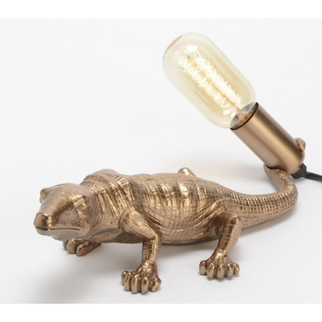 Złota lampa w kształcie krokodyla? Jeśli jesteś zaskoczony to znak, że zbyt rzadko bywasz w naszym sklepie!