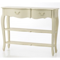 Konsola z Półkami Prowansalska Postarzana Neli