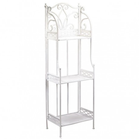 Metalowy Regał Prowansalskki Beżowy C