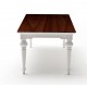 Stół w Stylu Prowansalskim Lumi z Brązowym Blatem