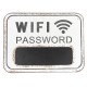 Metalowa Tabliczka WIFI z Miejscem Do Pisania