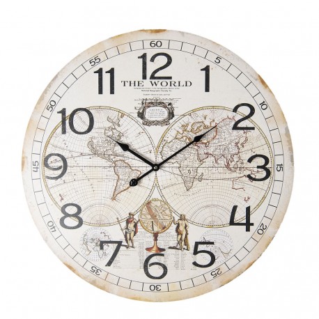 Zegar Retro Mapa C