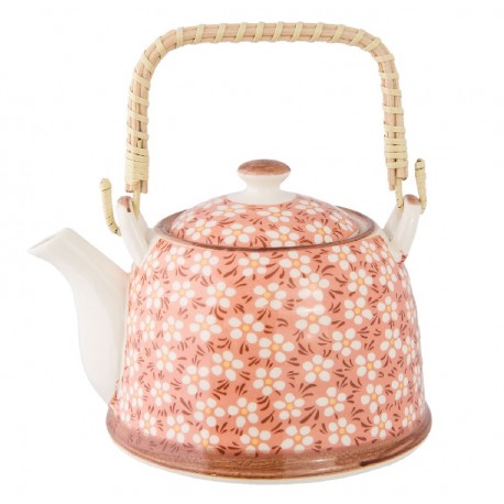 Porcelanowy Dzbanek z Rattanowym Uchem B