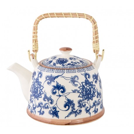 Porcelanowy Dzbanek z Rattanowym Uchem D