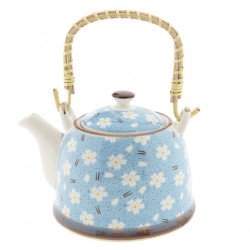 Porcelanowy Dzbanek z Rattanowym Uchem J