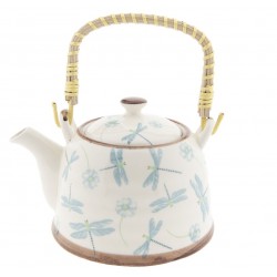 Porcelanowy Dzbanek z Rattanowym Uchem K