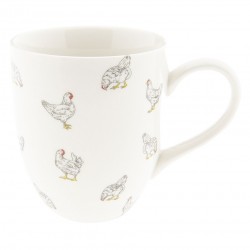 Kubki w Stylu Prowansalskim z kogutami 4szt.