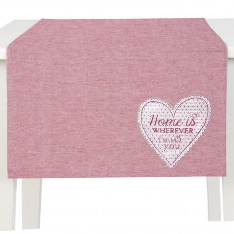 Bieżnik Na Stół z Sercem A