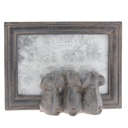 Ramka Na Zdjęcia Ze Słonikami