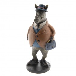 Figurka Ozdobna w Stylu Prowansalskim Nosorożec