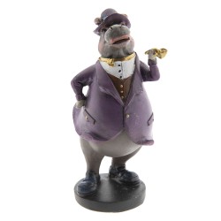 Figurka Ozdobna w Stylu Prowansalskim Hipopotam